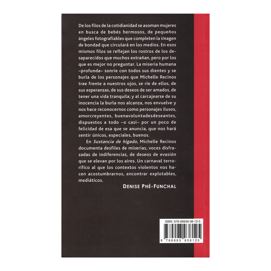 Literatura centroamericana - Sustancia de hígado - Michelle Recinos